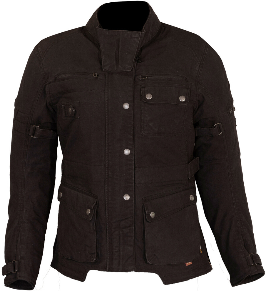 Side view of Merlin Mahala D3O Explorer Ladies Motorcycle Textile Jacket