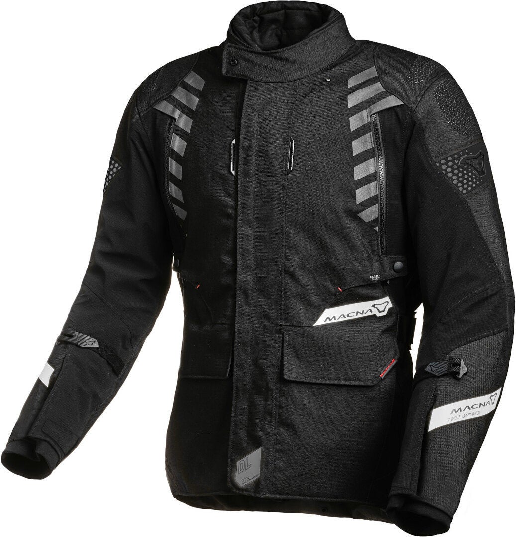Macna Ultimax waterdichte dames motorfiets textiel jas Zwart XXL Figuur 1