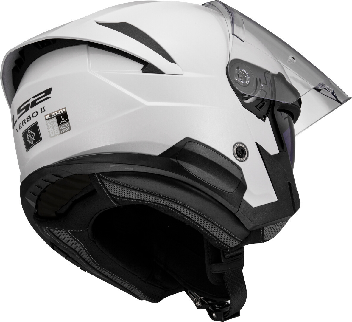 LS2 OF618 Verso II Jethelm weiß L (59/60) Abbildung 11
