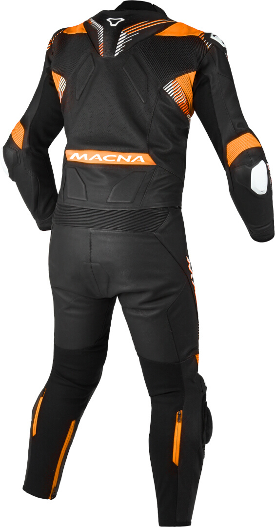 Macna Armadyl perforated Two Piece Motorcycle Leather Suit black/orange/white 52 Figure 2