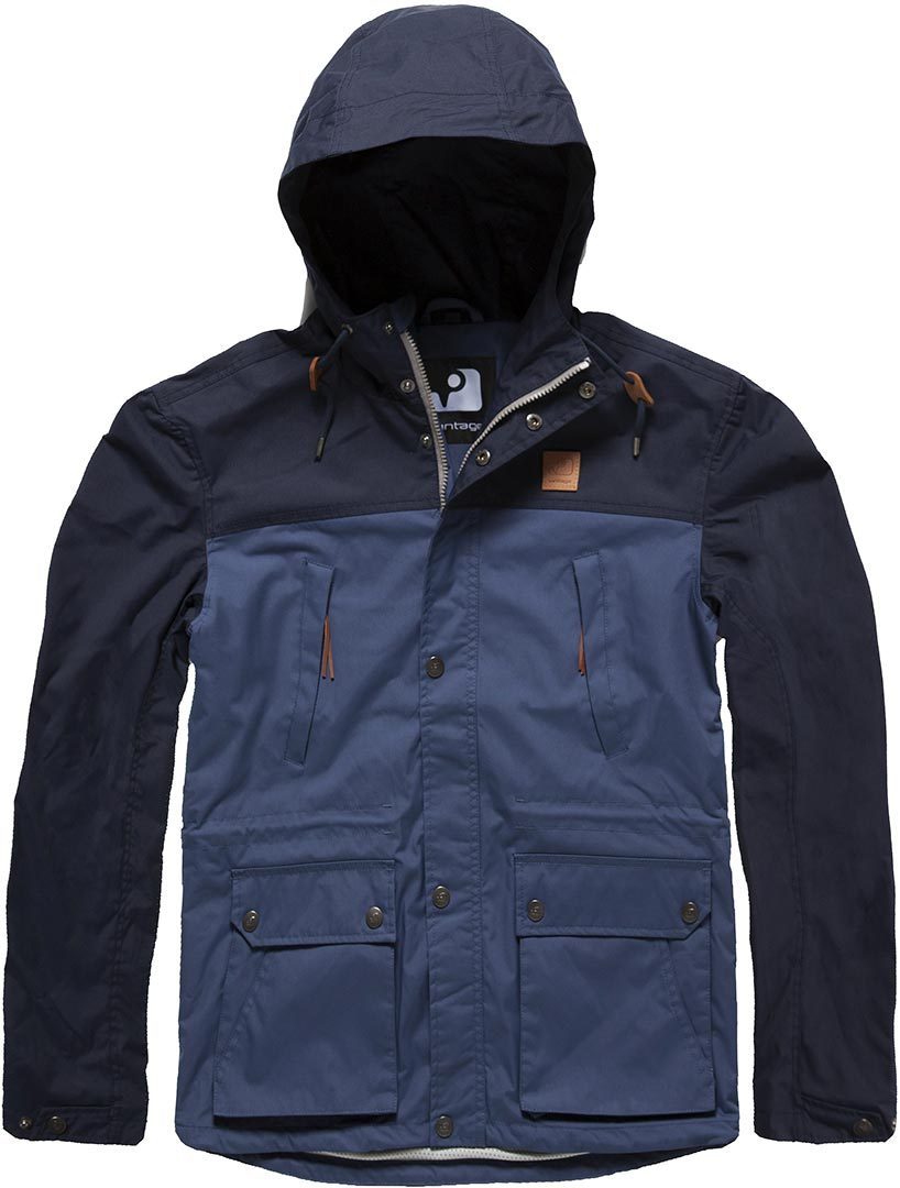 Vintage Industries Leap Jas blauw M Figuur 1