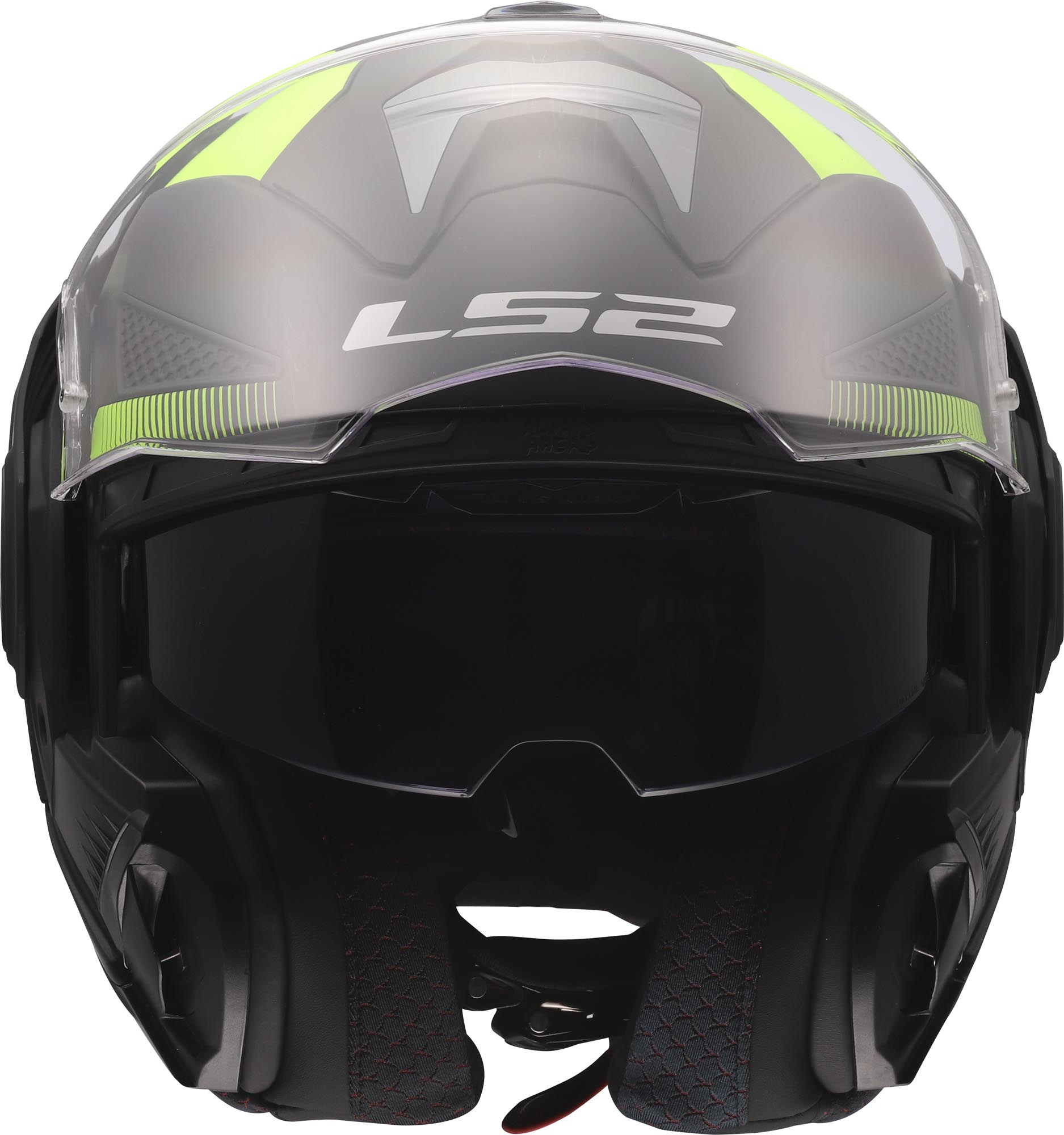 LS2 FF901 Advant X Nova Klapphelm schwarz/gelb M (57/58) Abbildung 9