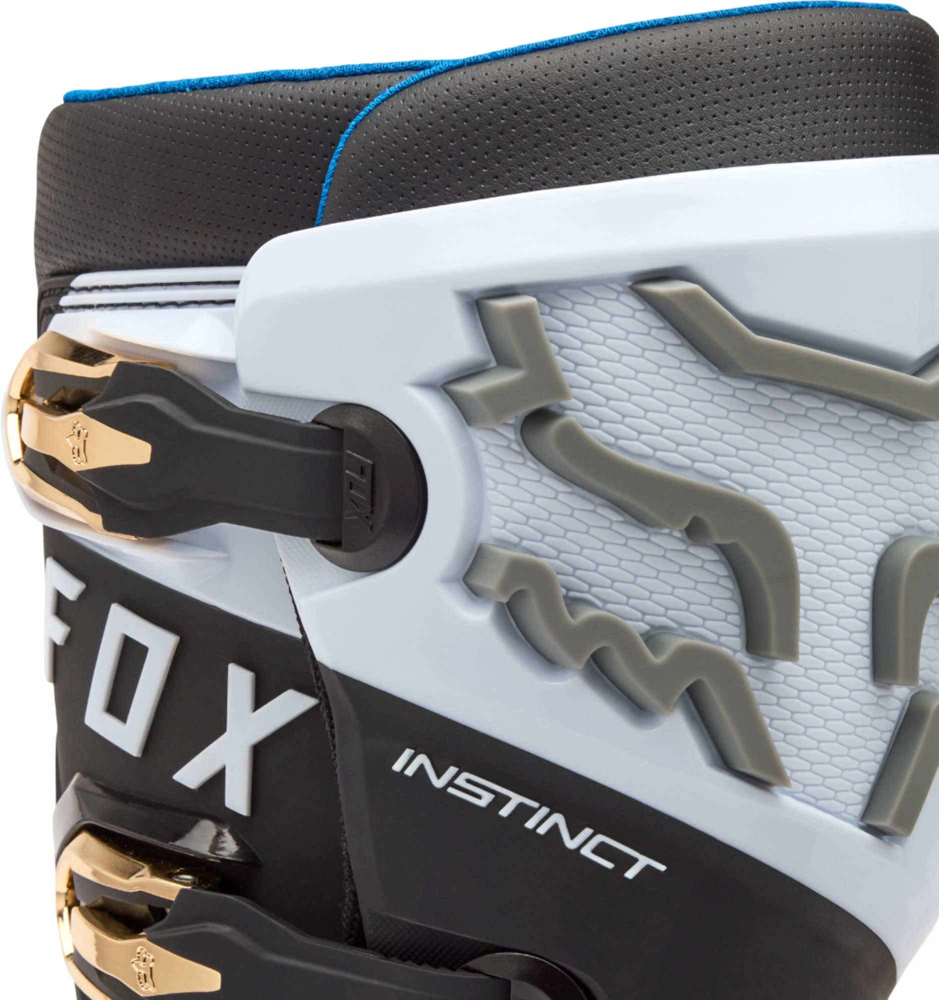 FOX Instinct Motocross Boots black/white/grey 11 Figure 9