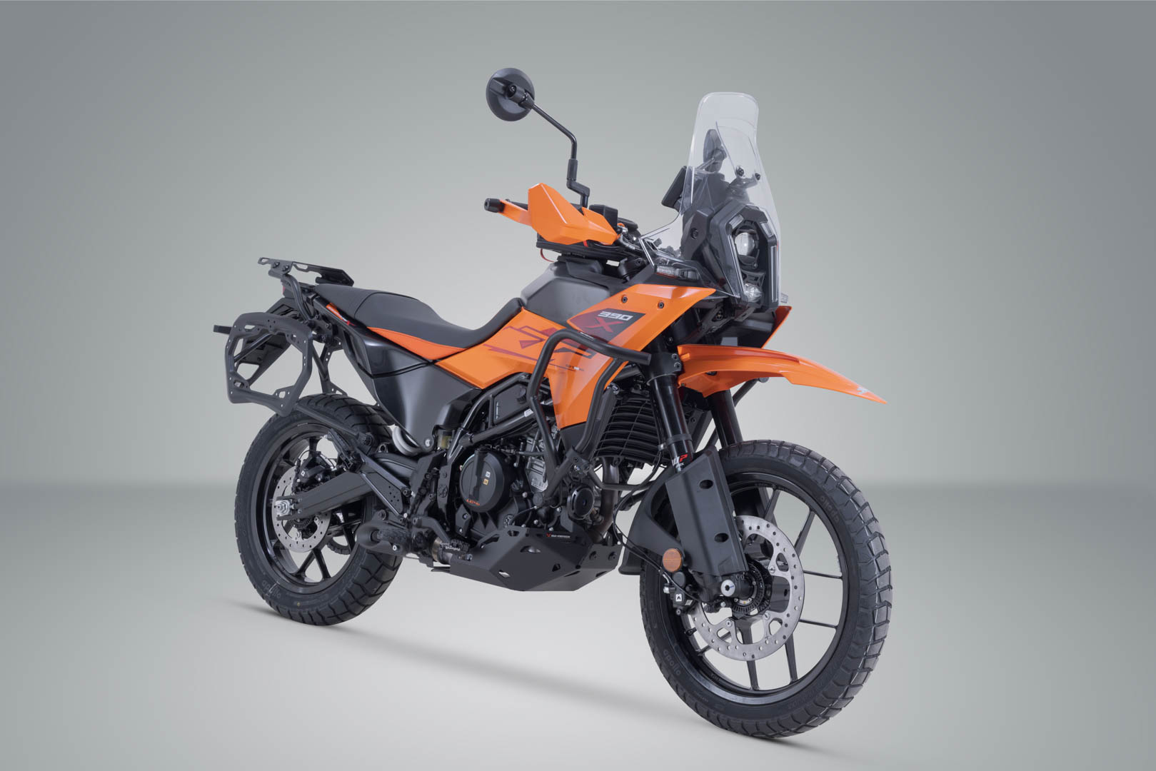 Portavion lateral SW-Motech PRO - Negru. KTM 125 SMC R, 250 Adv, 390 Adv (25-). Figura 2