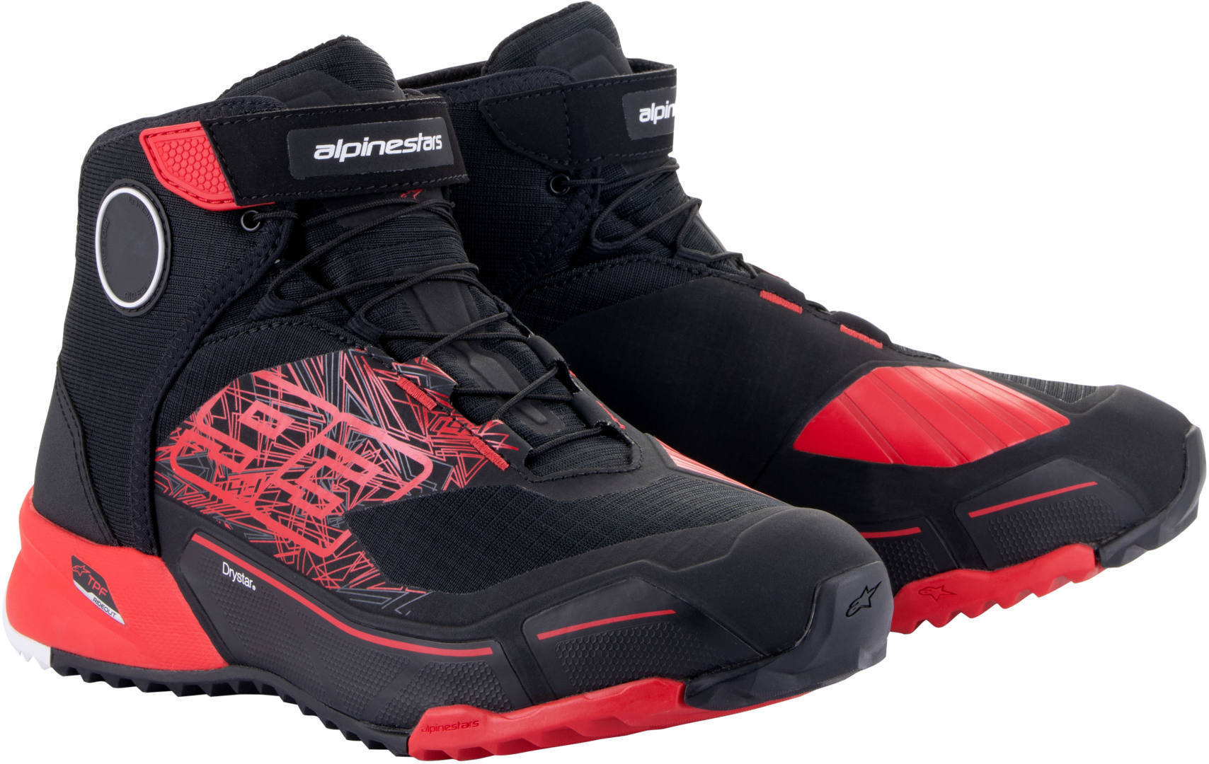 Alpinestars MM93 CR-X Drystar Motorcykel sko sort/rød 10 (43) Figur 1