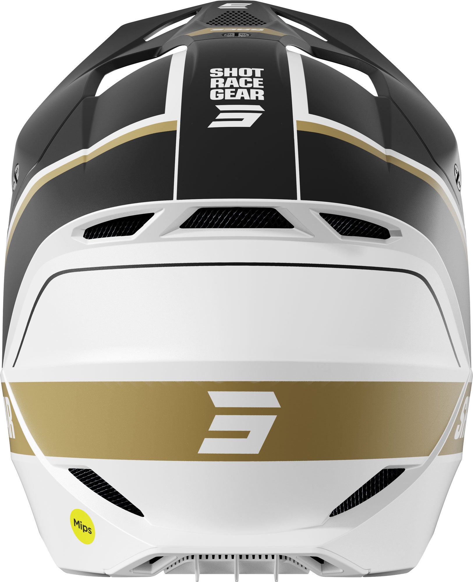 Shot Race Mythic Motocross hjelm Sort/guld L (59/60) Figur 3
