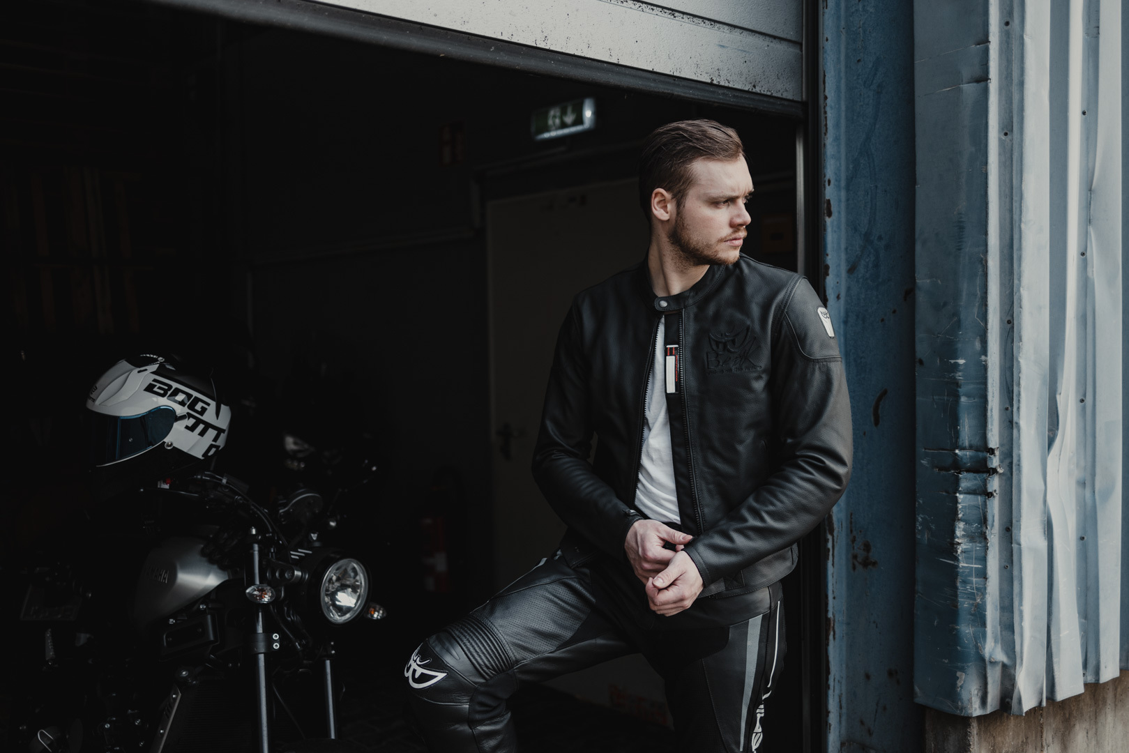 Berik Classic Racer Motorcycle Leather Jacket 48 Figure 5