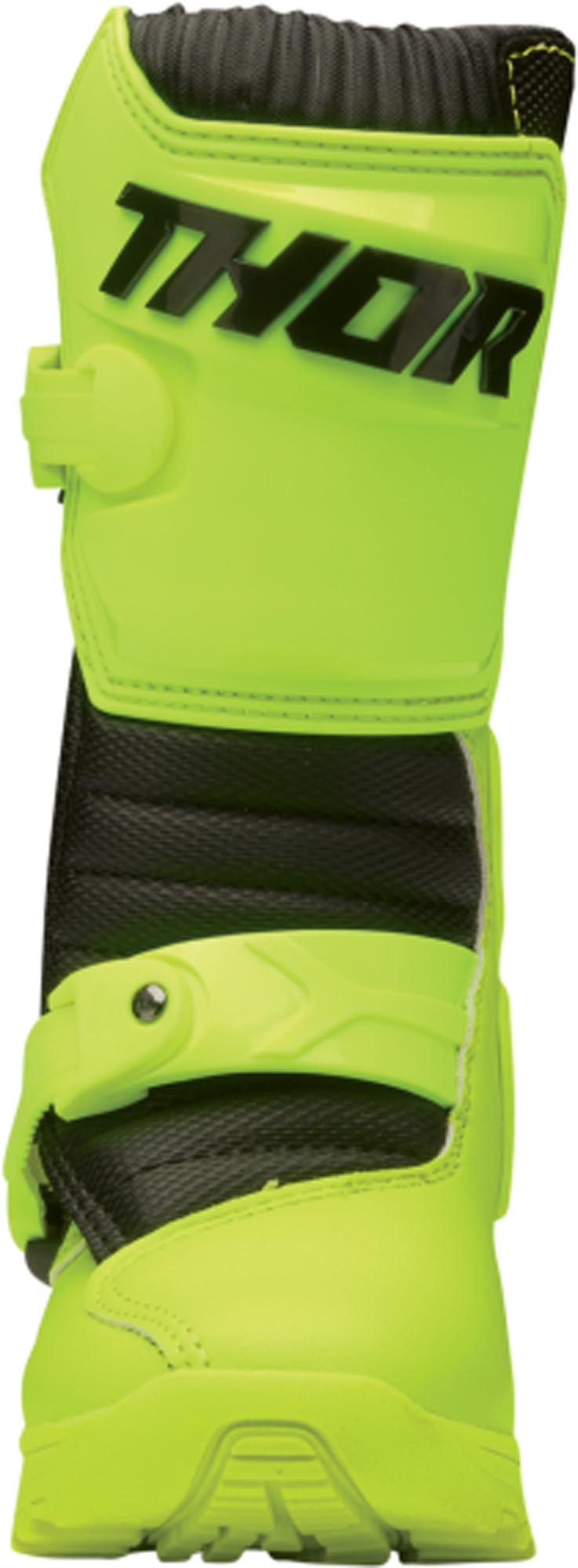 Thor Mini Blitz Xr Ungdomsmotocross-støvler neongul 12 Figur 4