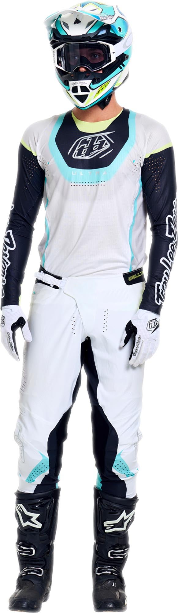 Troy Lee Designs SE Ultra Vision モトクロスパンツ 白/灰色 30 図13