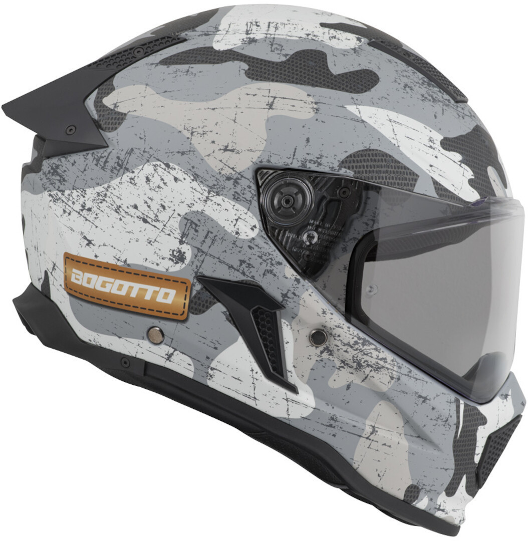 Bogotto Rapto Camo Cască alb mat/gri S Figura 14
