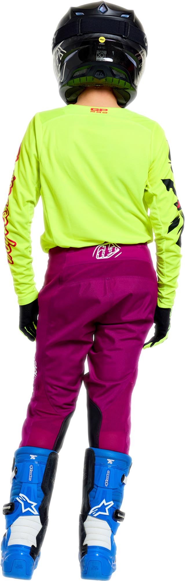 Troy Lee Designs GP Pro Cyclops Ungdomströja i motocross neongul S Figur 5