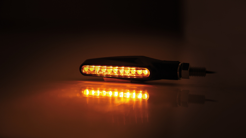 HIGHSIDER Smart Stix LED-indikator Hus Svart / Lens Clear (Par), Fram och Bak Figur 6