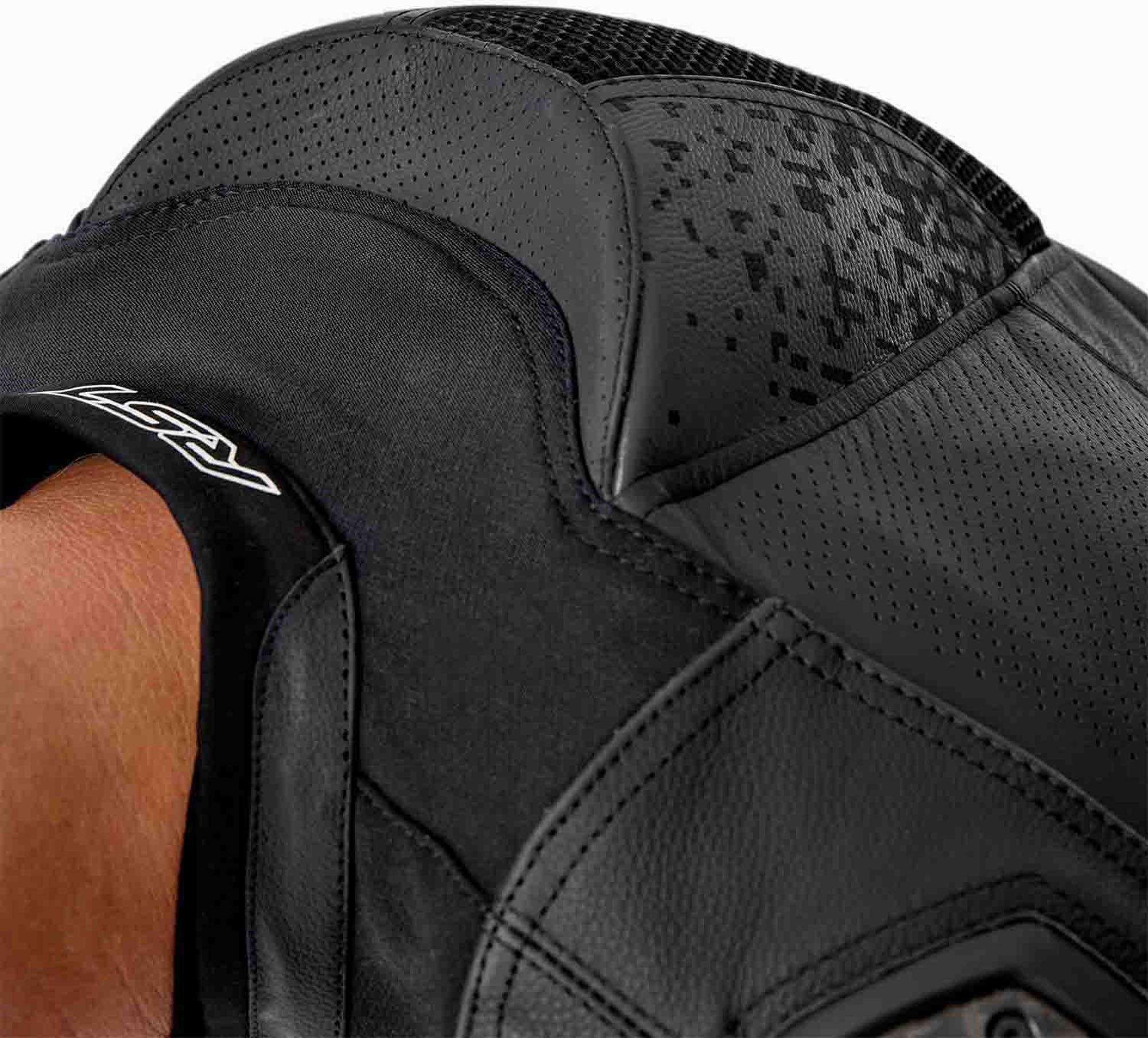 RST Pro Series Supersport-K D3O perforerad motorcykelläderjacka svart 56 Figur 9