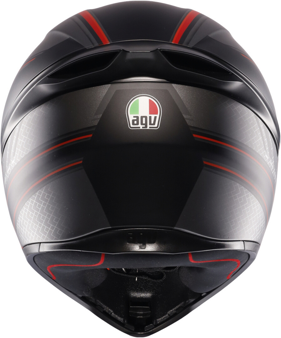 AGV K1-S Sling Cască Negru mat/roșu XL (61/62) Figura 5