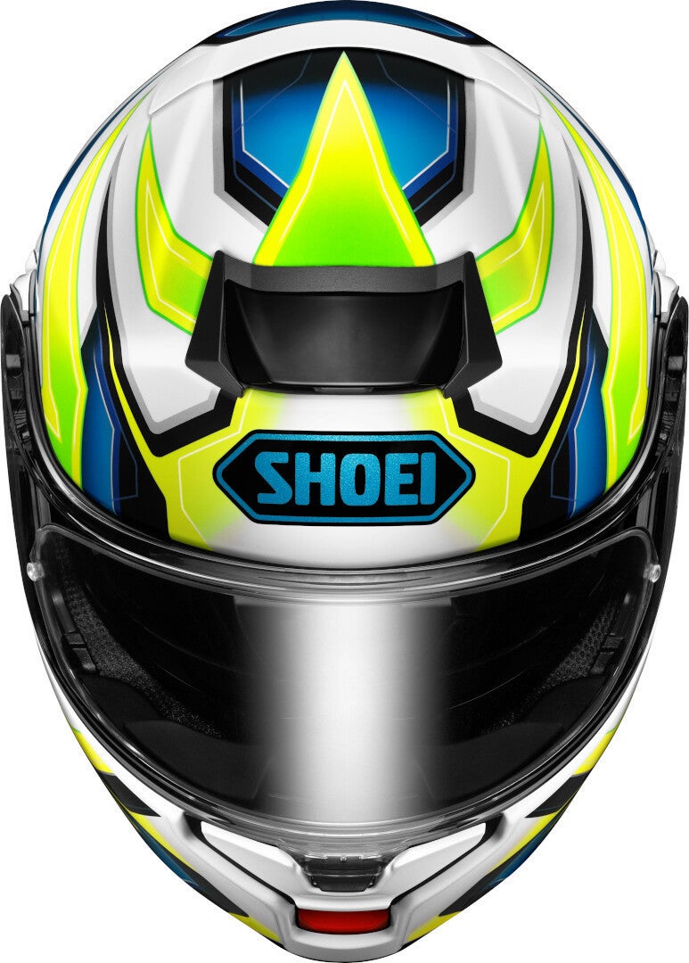 Shoei Neotec 3 Anthem Přilba bílá/modrá/neonová S (55/56) Obrázek 3