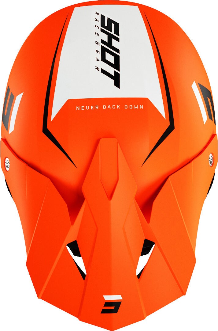 Shot Furious Chase Motocross hjelm sort/orange XL (61/62) Figur 3