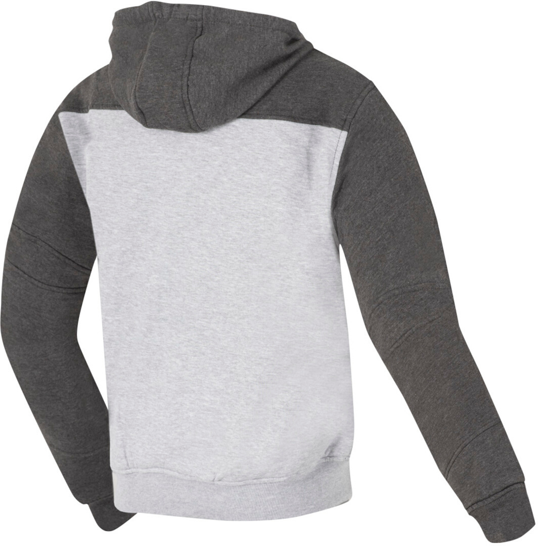 Merlin Hurley Motorcykel Zip Hoodie Jacka ljusgrå/mörkgrå S Figur 2