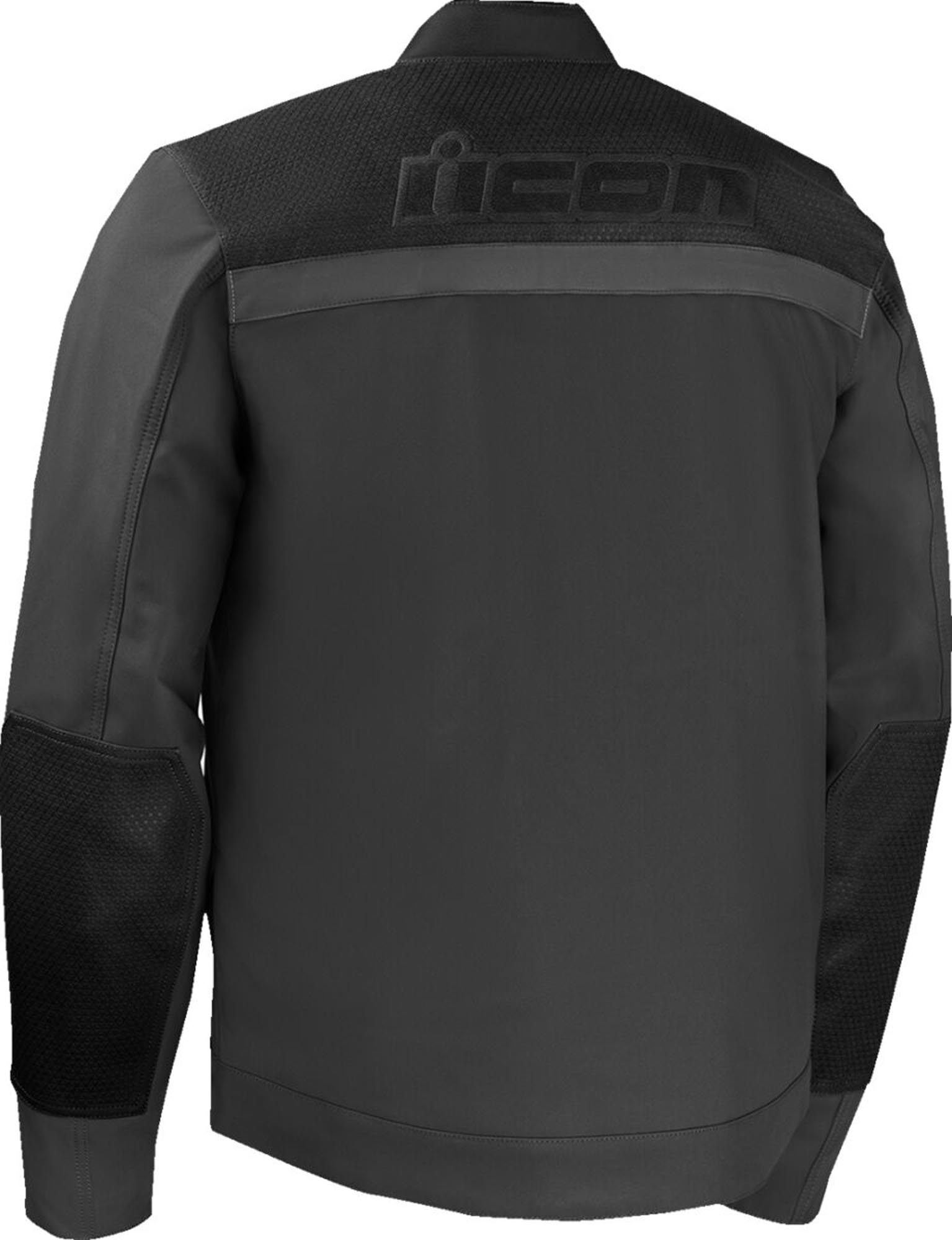 Icon Midhawk Motorcycle Textile Jacket black 3XL Figure 2