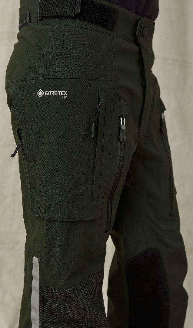 Belstaff Long Way Up Motorcycle Textile Pants dark green 58 Figure 3