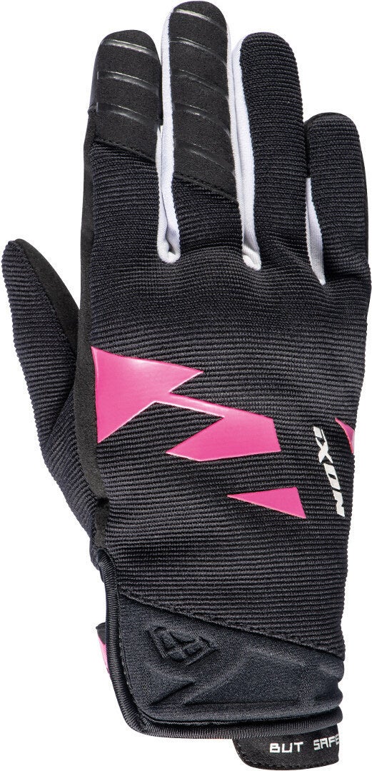 Ixon MS Fever Motorcykelhandsker til damer sort/hvid/pink S Figur 1