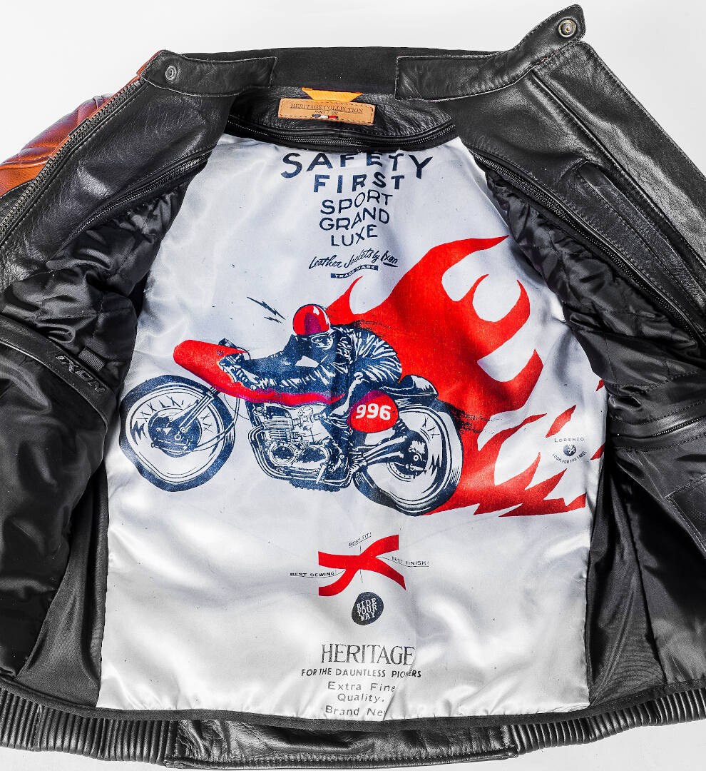 Ixon Pioneer Damen Motorrad Lederjacke S Abbildung 2