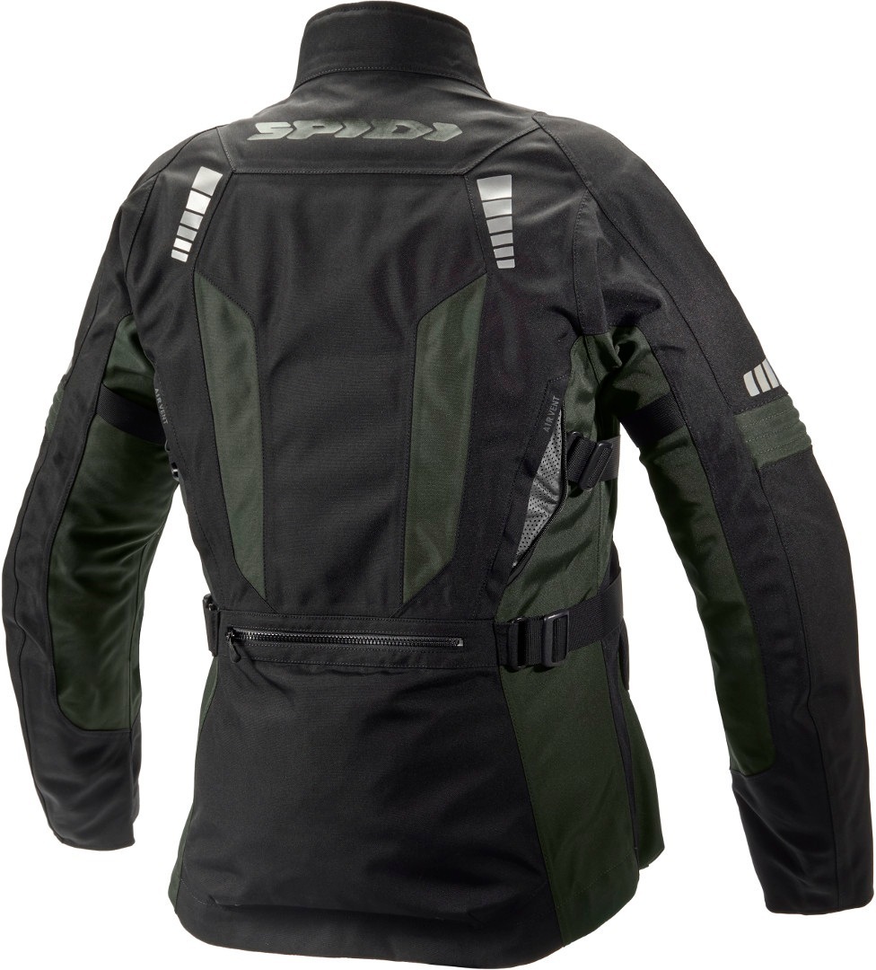 Spidi H2Out Outlander Jachetă textilă pentru motociclete negru/gri/verde L Figura 3