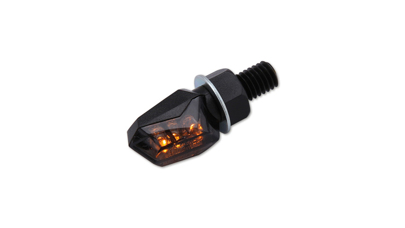 HIGHSIDER Smart Tiny LED-indikatorhus Svart / Lins Rökt (Par), Bak Figur 7