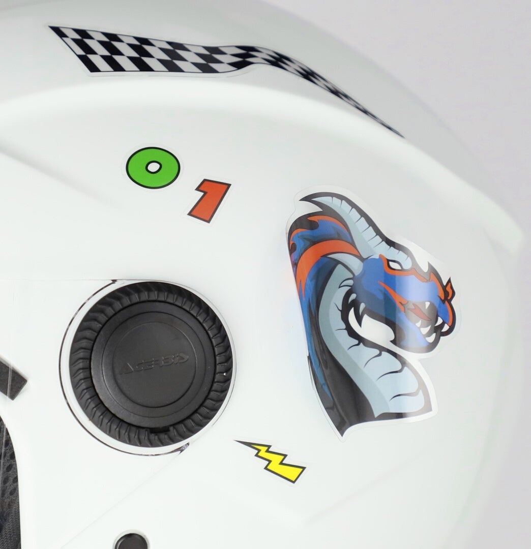 Acerbis Jet Brezza Kid Kids Casco Jet Blanco Y/L (51/52) Figura 2