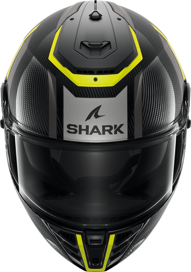 Shark Spartan RS Shawn Carbon Hjelm sort/grå/gul M (57/58) Figur 2