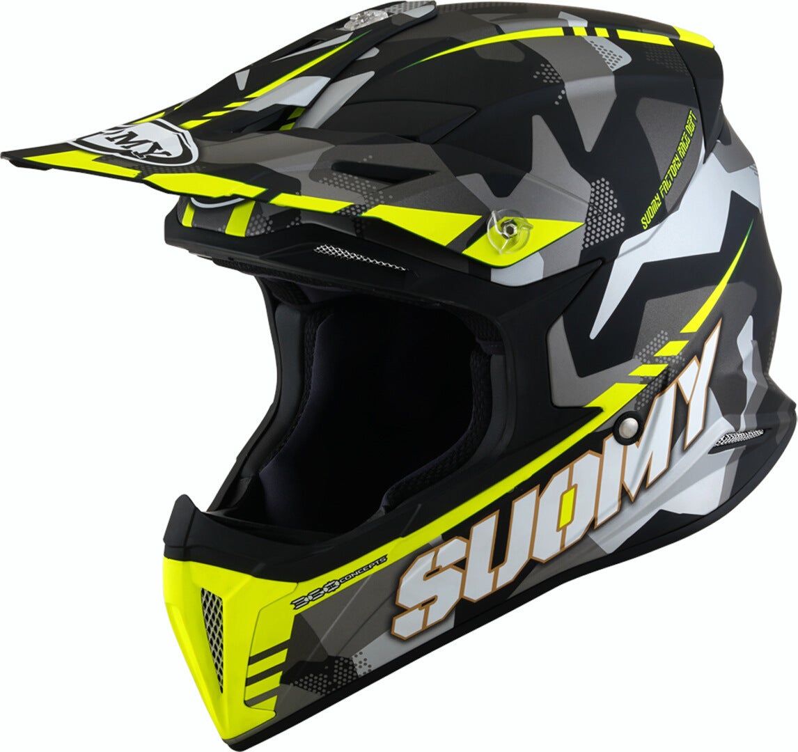 Suomy X-Wing Camouflager Capacete de motocross Amarelo mate S Figura 7