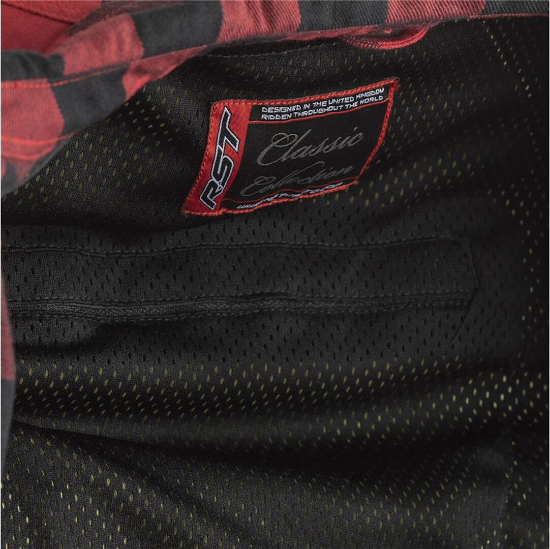 RST Lumberjack Motorrad Hemd rot/schwarz 3XL Abbildung 4