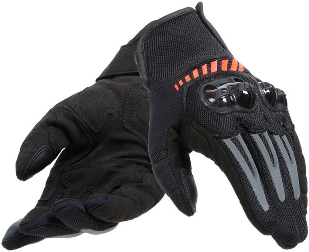Dainese Mig 3 Air Tex Motorcykelhandsker sort/rød M Figur 1