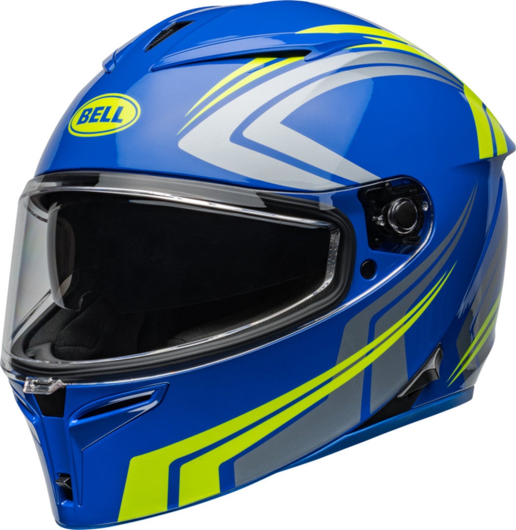 Bell Lithium Jetstream Helm blau/gelb M (57/58) Abbildung 1