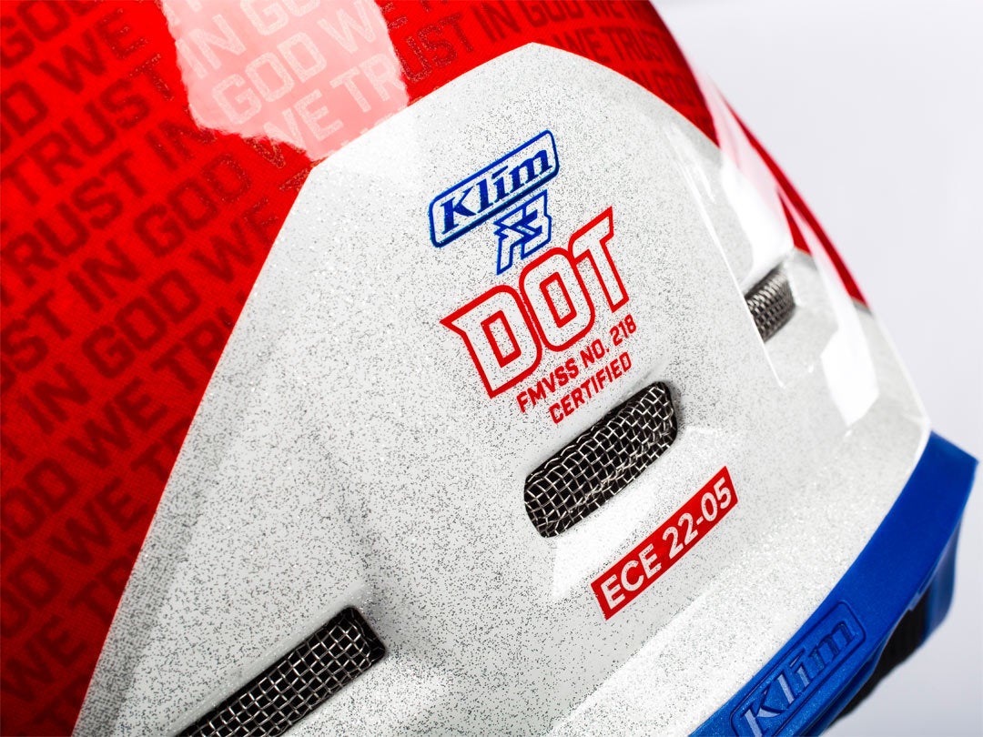 Klim F3 Patriot 2.0 Casco motocross L Figura 12