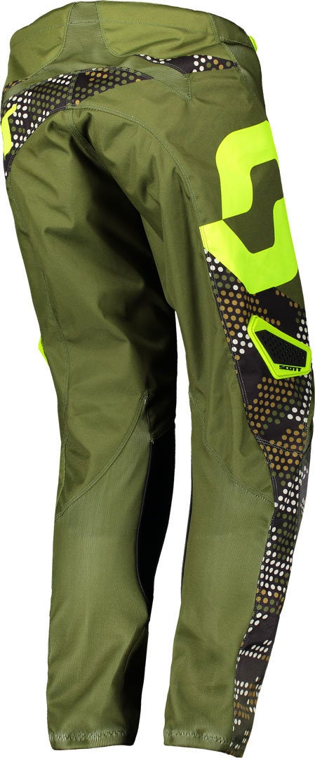 Scott 350 Race Bambini Motocross pantaloni 2018 verde/giallo 24 Figura 2