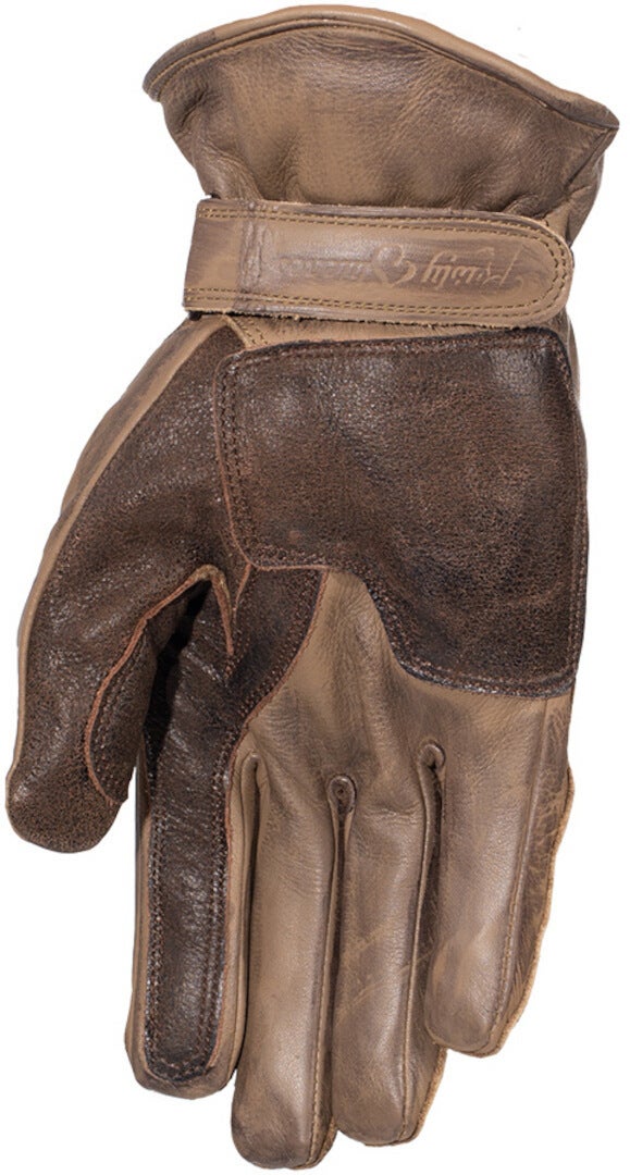 Rusty Stitches Johnny Motorcycle Gloves light brown 3XL Figure 2