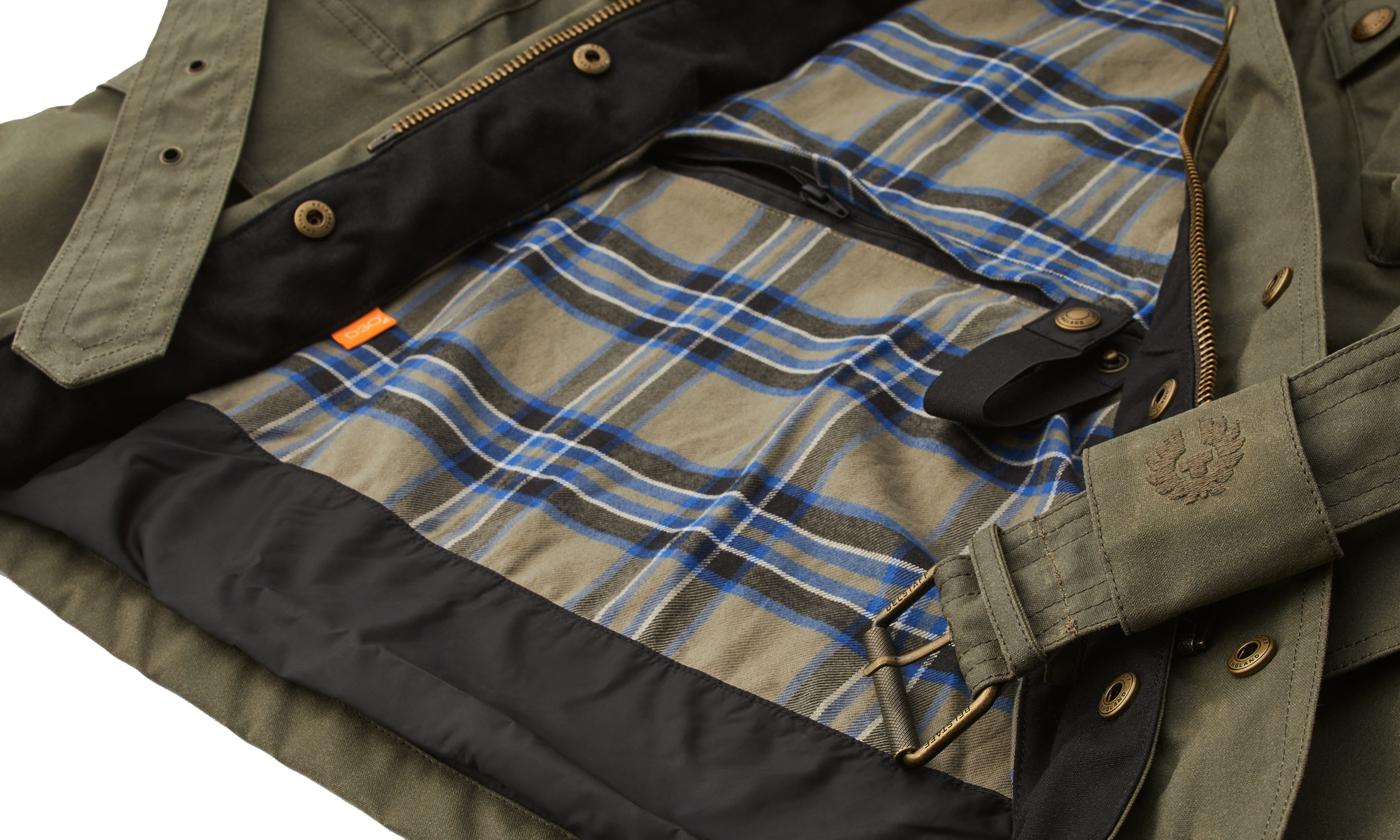 Belstaff Trialmaster Motorcycle Wax Jacket olive XL Figure 5