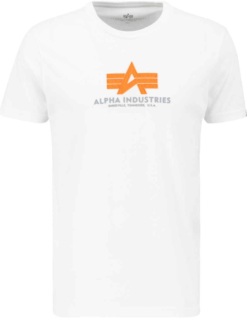 Alpha Industries Basic Rubber Maglietta Bianco XXL Figura 1