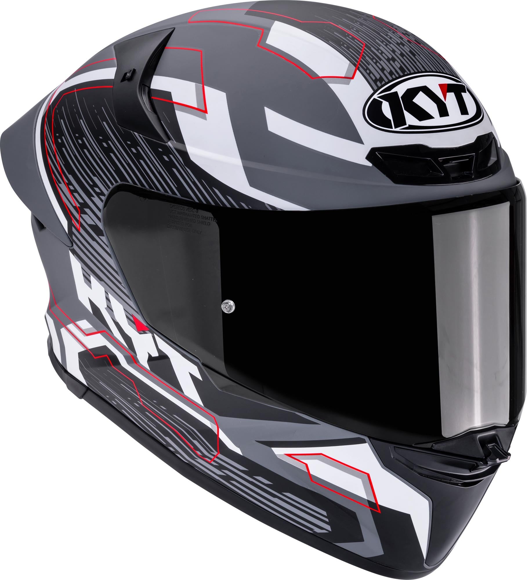 KYT TT-Revo Speeding Helmet grey matt XL (61/62) Figure 7
