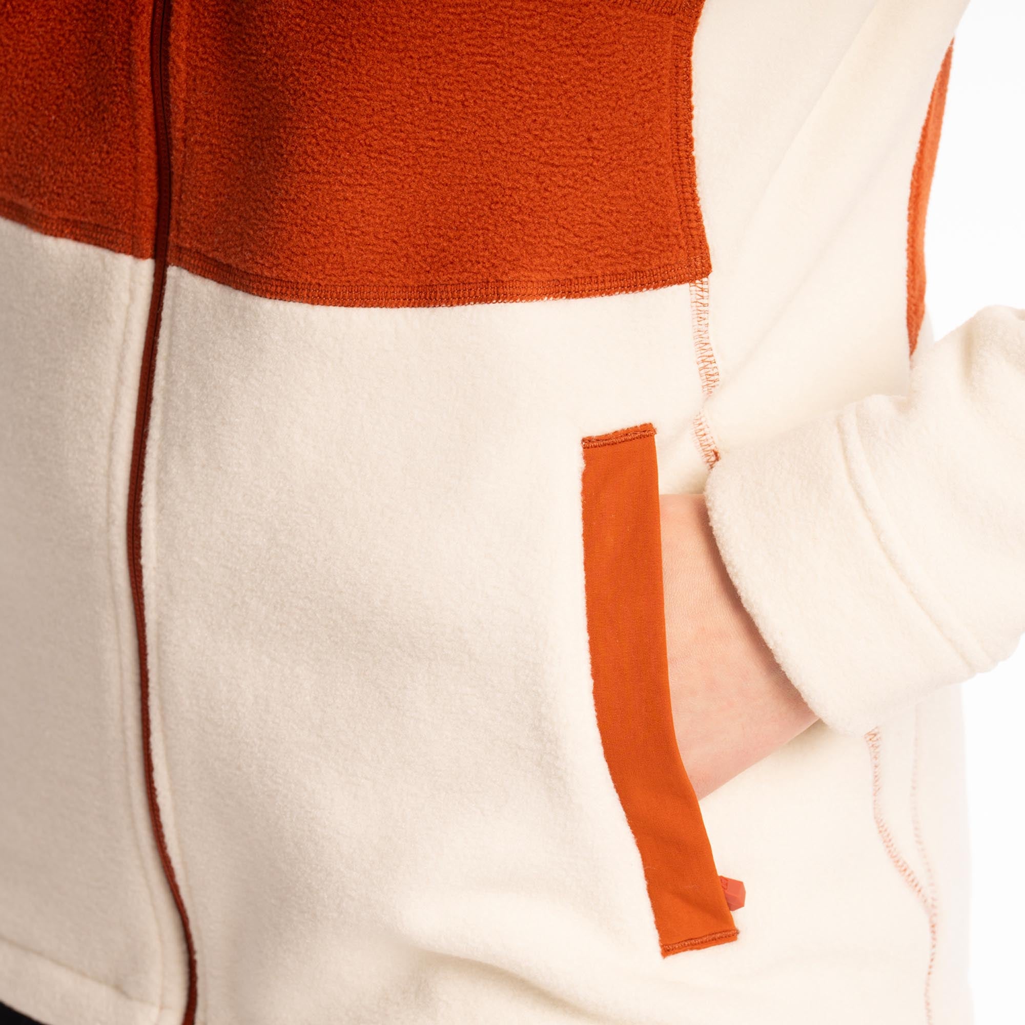 Klim Darby Canyon Damen Fleece Jacke beige/orange M Abbildung 5
