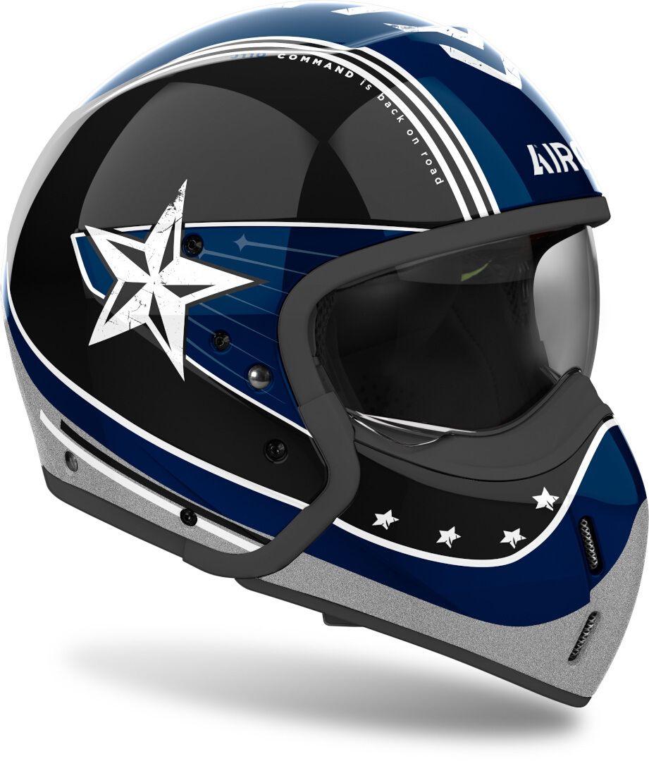 Airoh J110 Command Casque jet noir/bleu L (59/60) Figure 4
