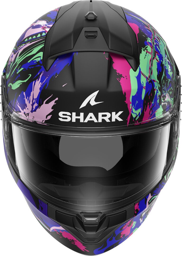 Shark Ridill 2 Raging Beast Helmet black/green/blue/pink S (55/56) Figure 3
