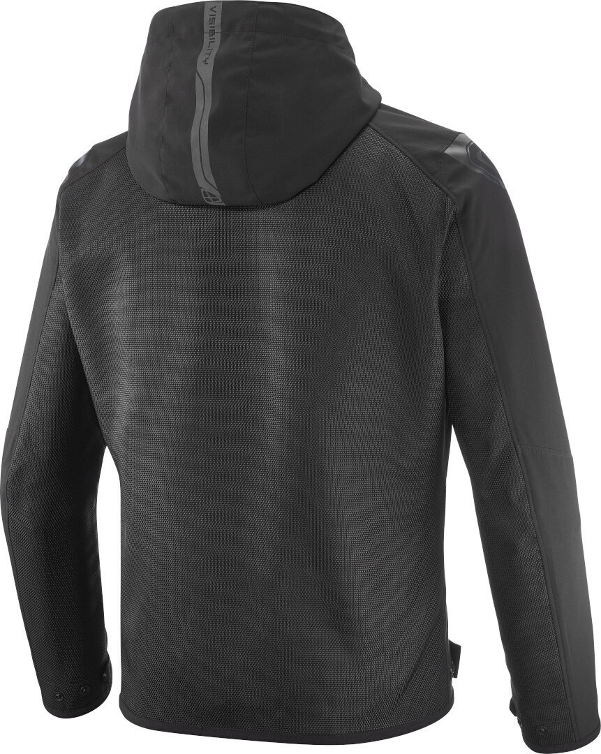Ixon Fierce Motorfiets textiel jas Zwart S Figuur 2