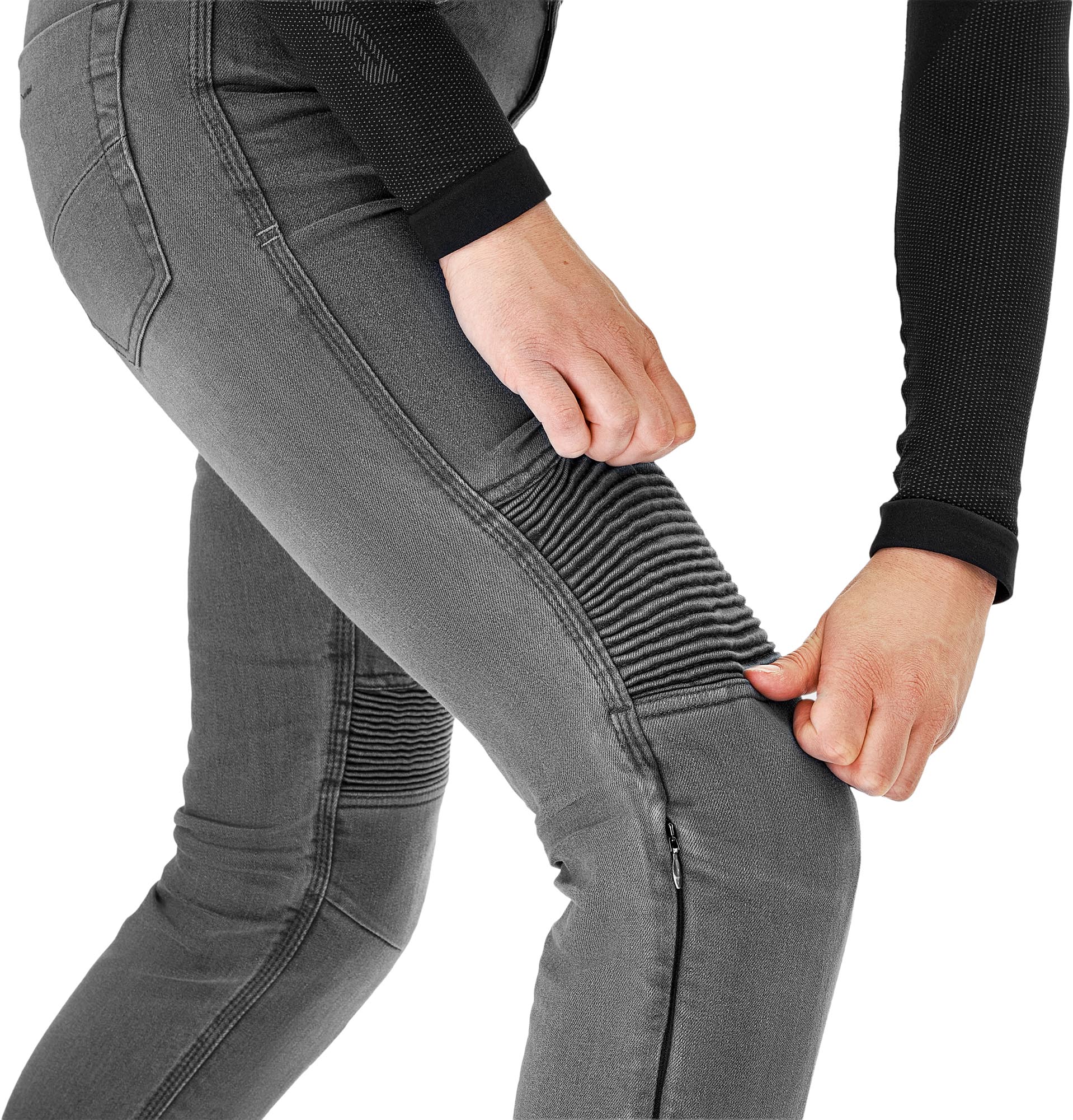 Side view of SHIMA Zenith Ladies Motorcycle Jeans