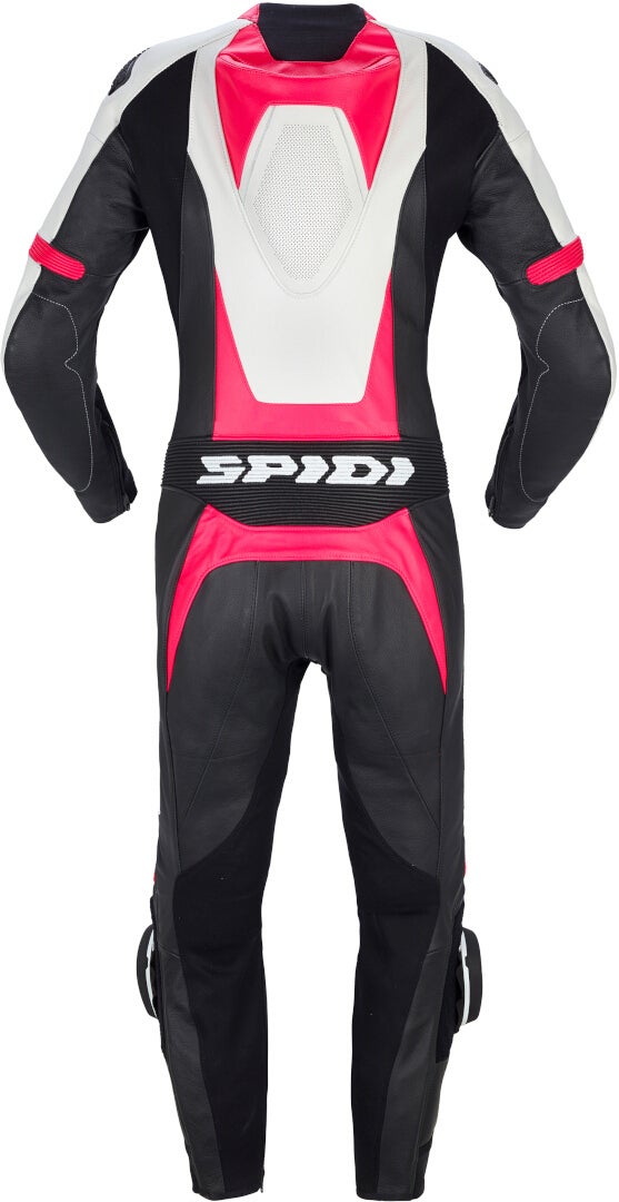 Spidi Track Perforated Pro Dame motorcykel læderdragt sort/hvid/pink 48 Figur 7