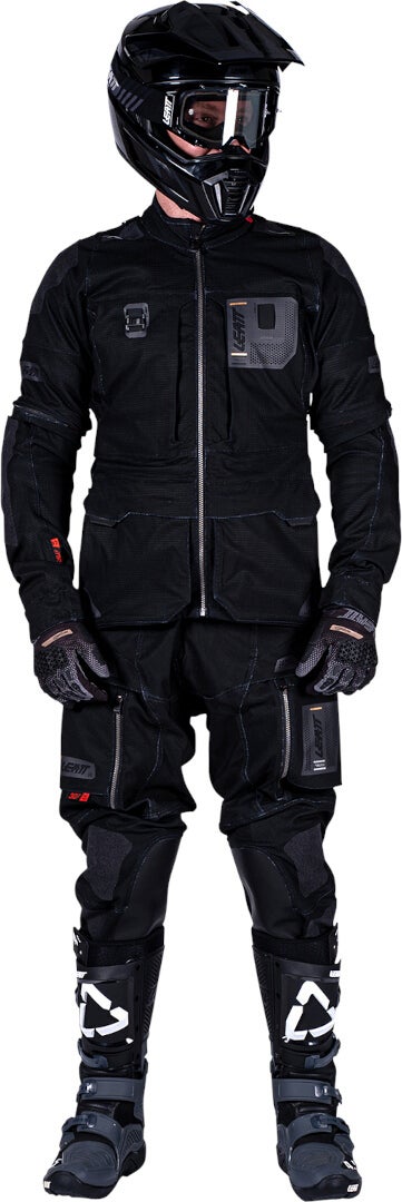 Leatt ADV Rally 5.5 Motorfiets textiel jas Zwart 4XL Figuur 5