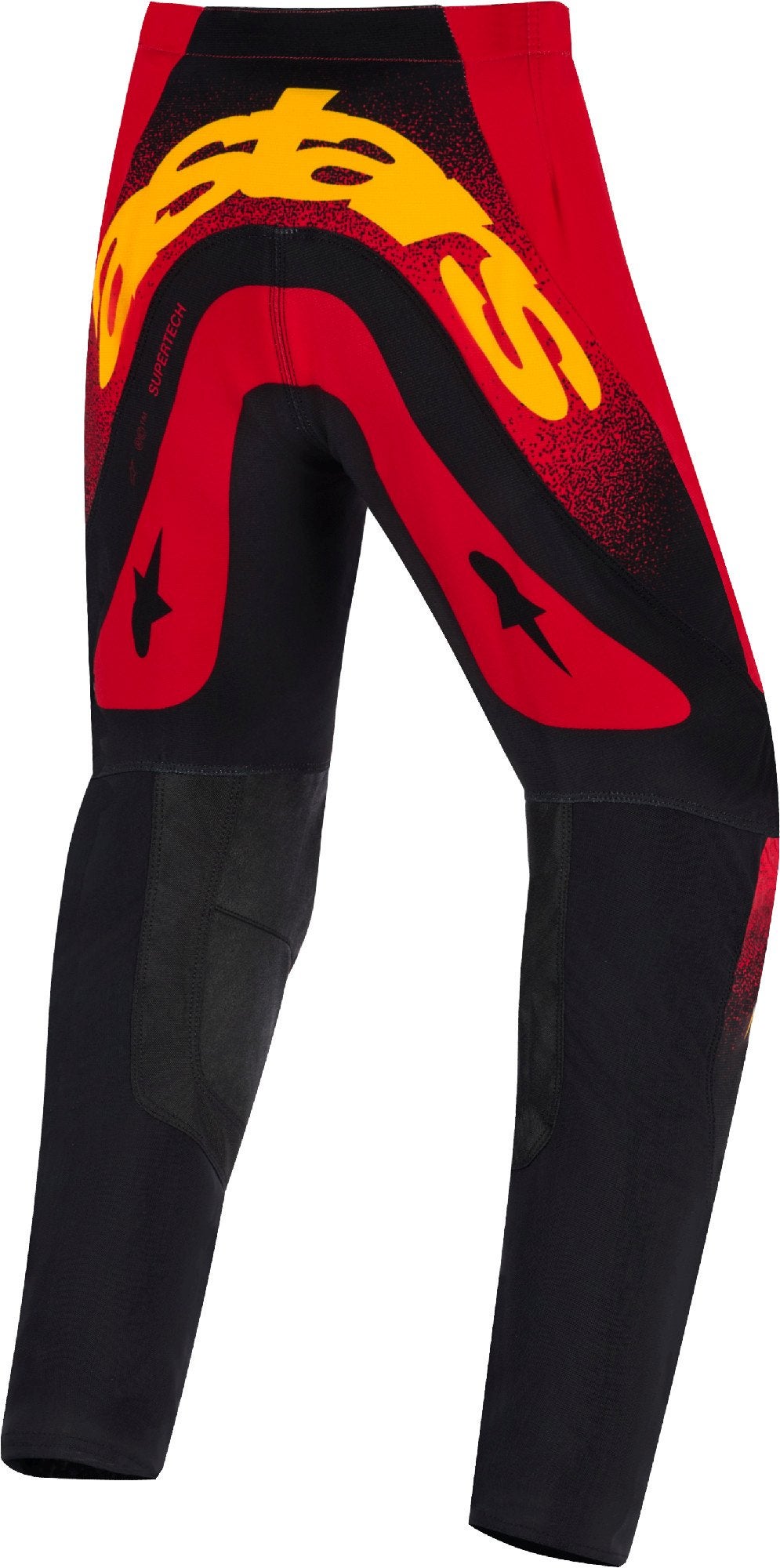 Alpinestars Supertech Scenz Kinder Motocross Hose rot/schwarz/gelb 28 Abbildung 2