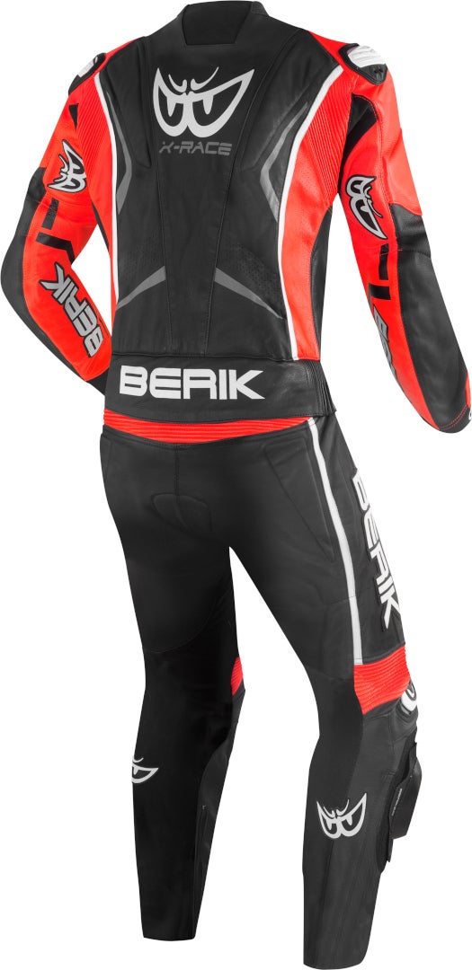 Berik Zakura Evo perforeret 2-delt motorcykel læderdragt sort/rød 50 Figur 2