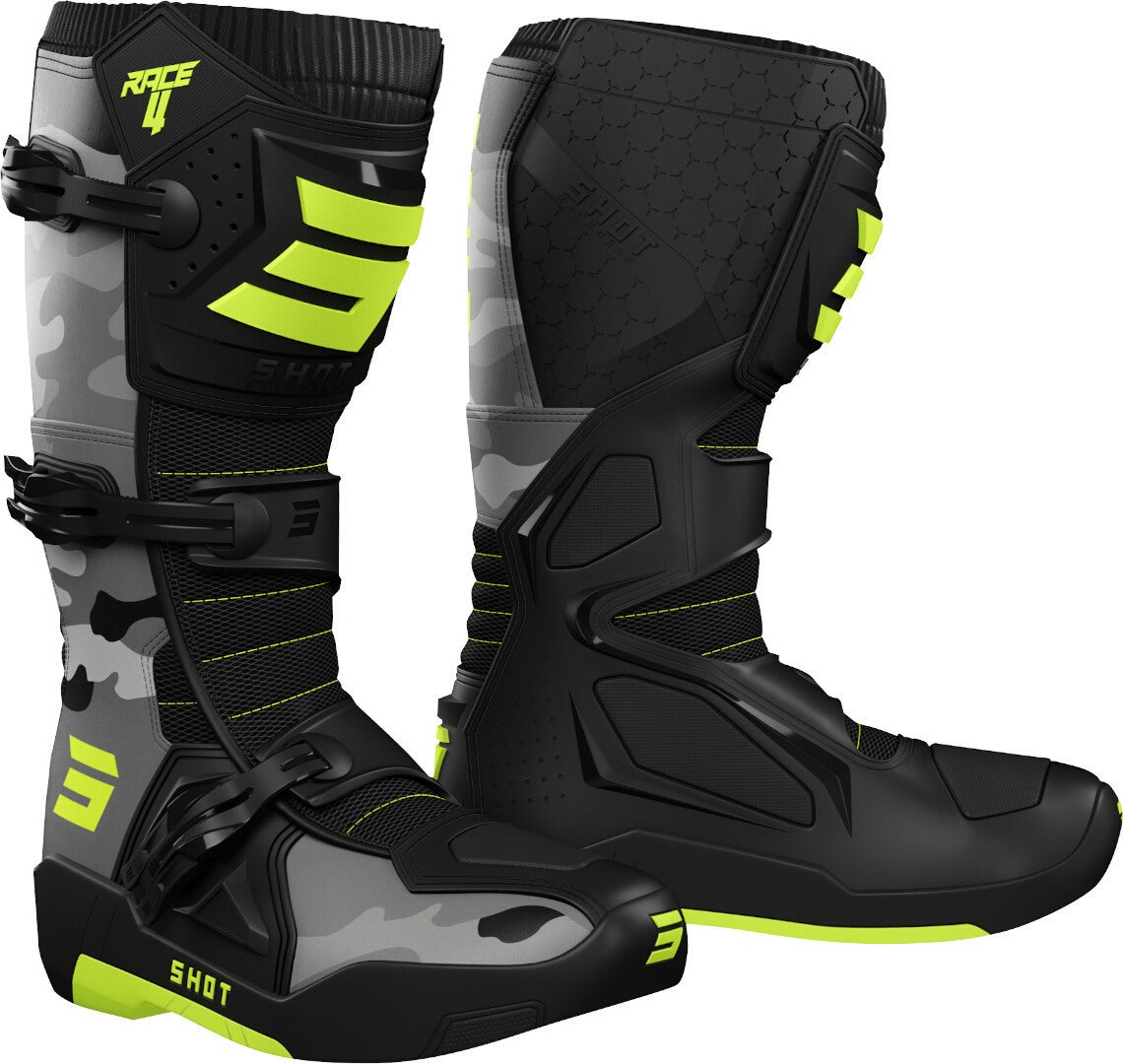 Shot Race 4 Bottes de motocross Camouflage 44 Figure 1