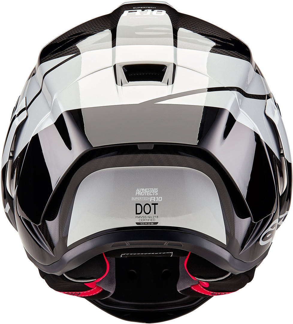 Alpinestars Supertech R10 Element Carbon Helm schwarz/silber M (57/58) Abbildung 3